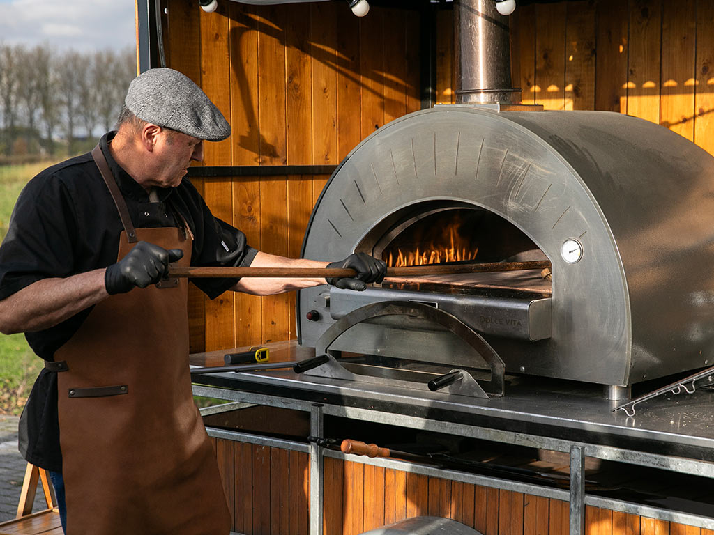 Houtgestookte oven