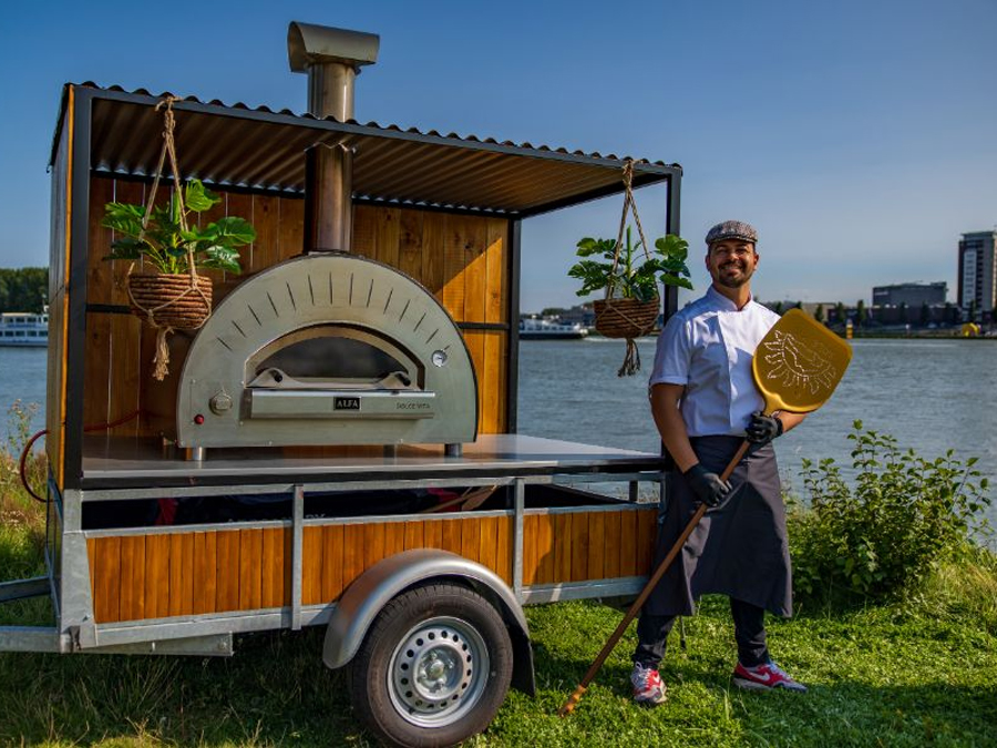 Joseph en De Pizza Chef